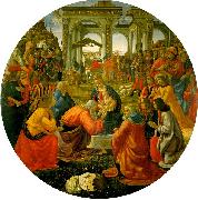 Domenico Ghirlandaio The Adoration of the Magi  aa USA oil painting artist